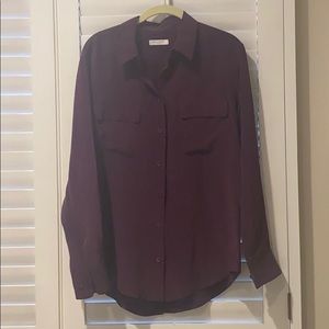 Equipment silk blouse